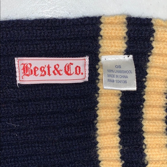 BEST & Co Lambswool Scarf in Black - Picture 2 of 2